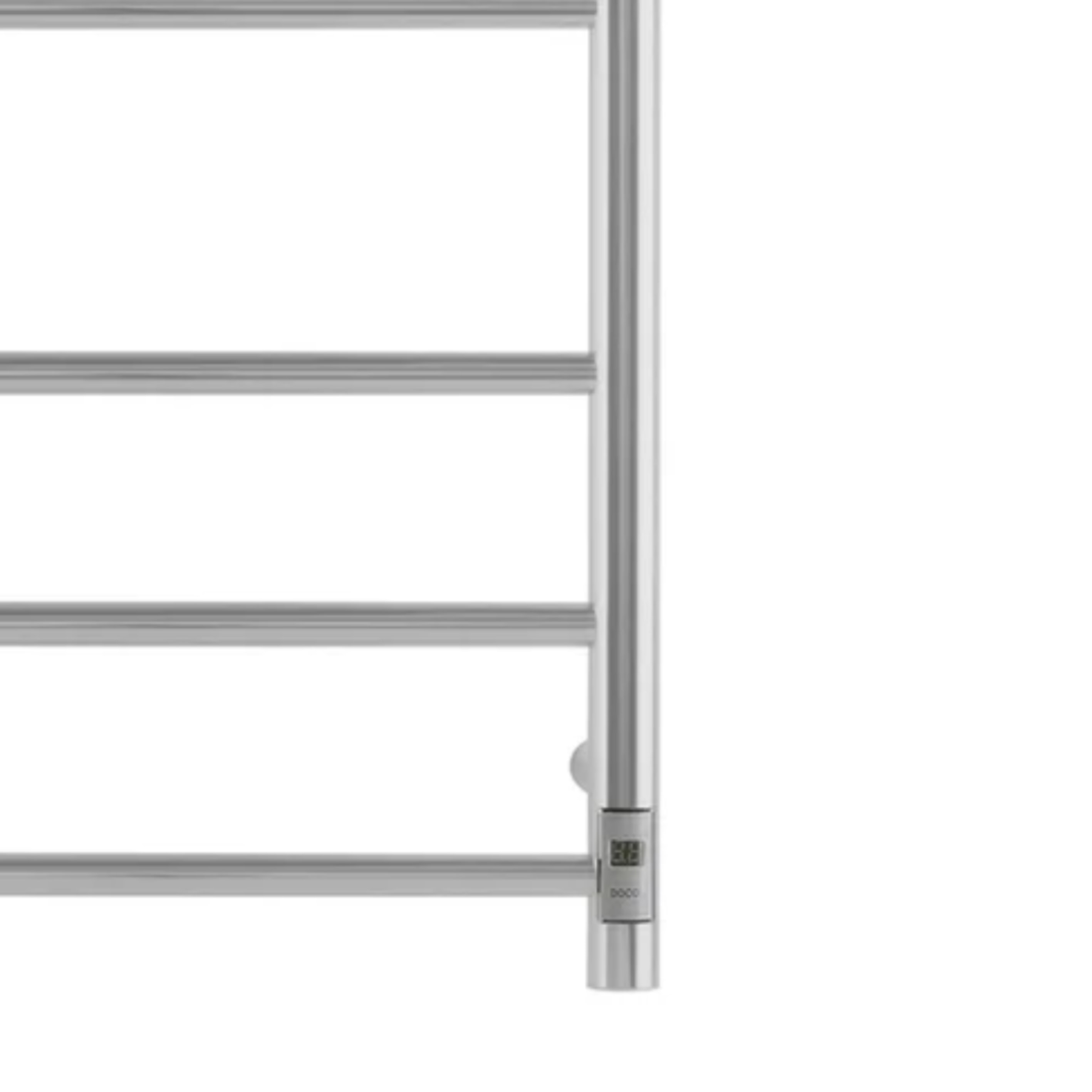 Porta Toalha Térmico de Parede Round DocolCozy Inox Polido - 918104