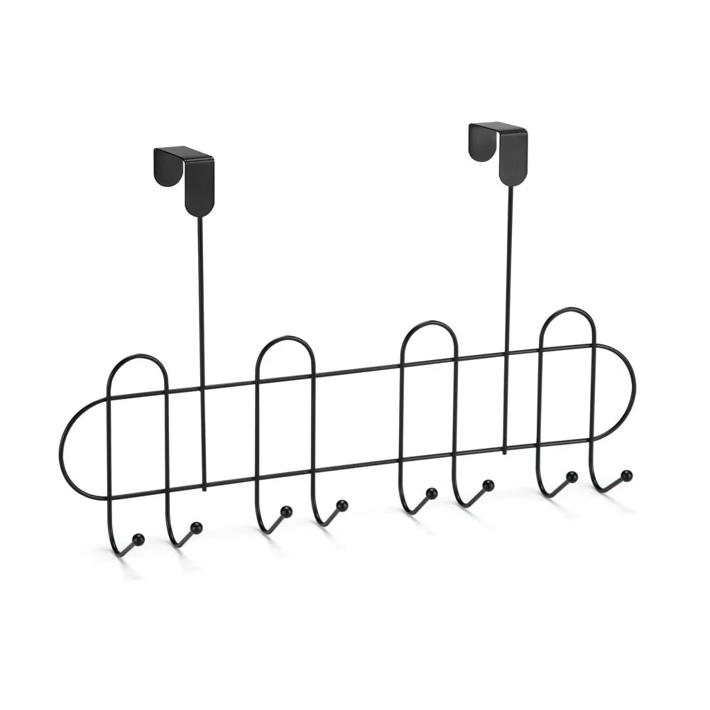 Porta Vassoura De Porta Com Esferas Arthi Preto - 2529