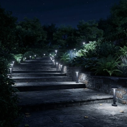 Poste de Jardim LED Startec 60cm 12W 6500K Preto - 100310031