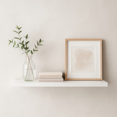 Prateleira em MDP Multivisão Branca 30x100x1,5cm