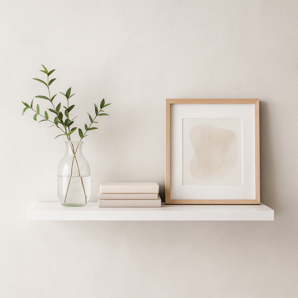 Prateleira em MDP Multivisão Branca 30x80x1,5cm