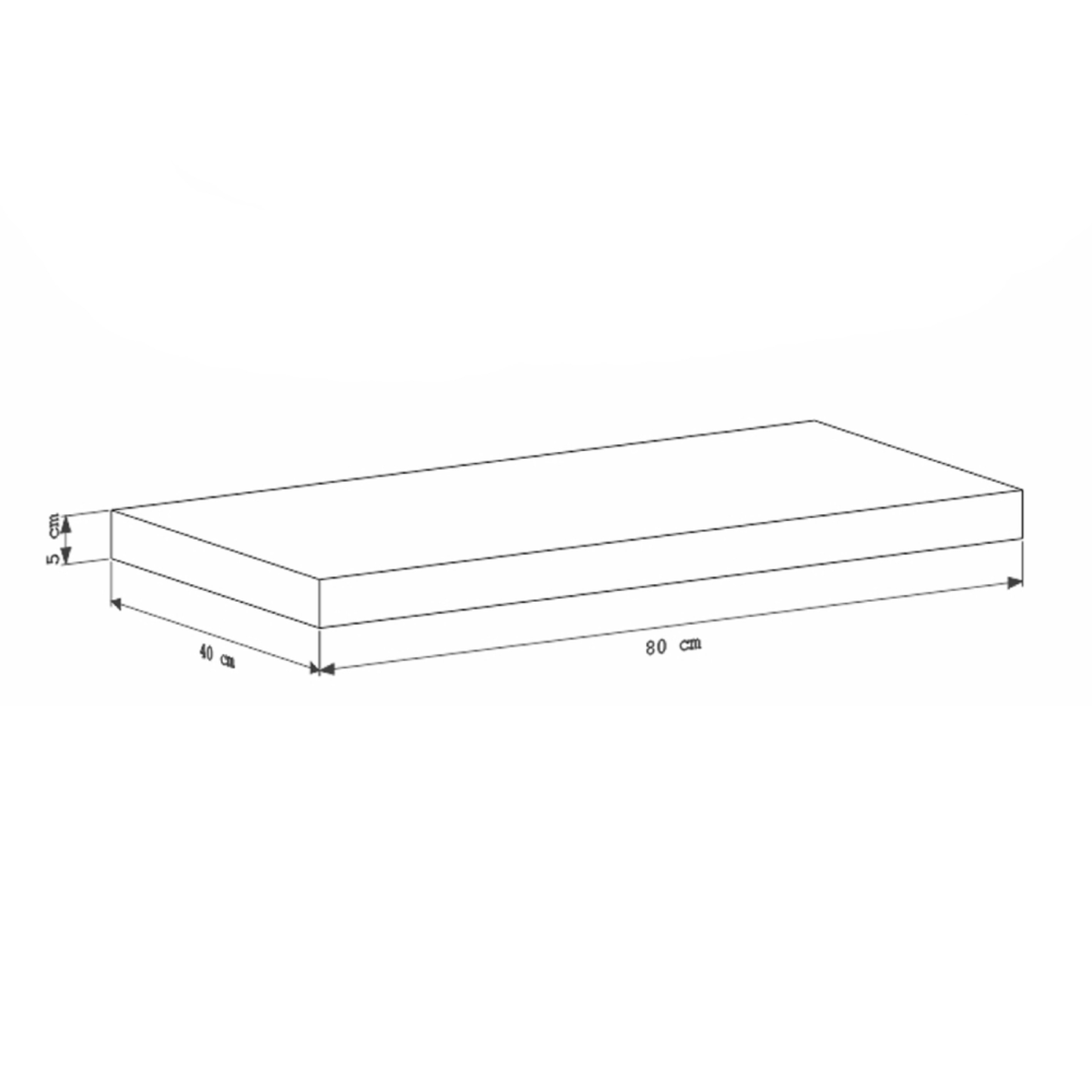 Prateleira Suspensa para Banheiro Cozimax Preto - 101998