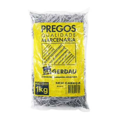 Prego 12x12 sem Cabeça 1 Kg