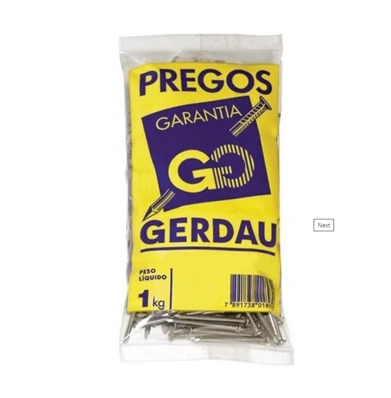 Prego 17x21 com Cabeça 1 Kg