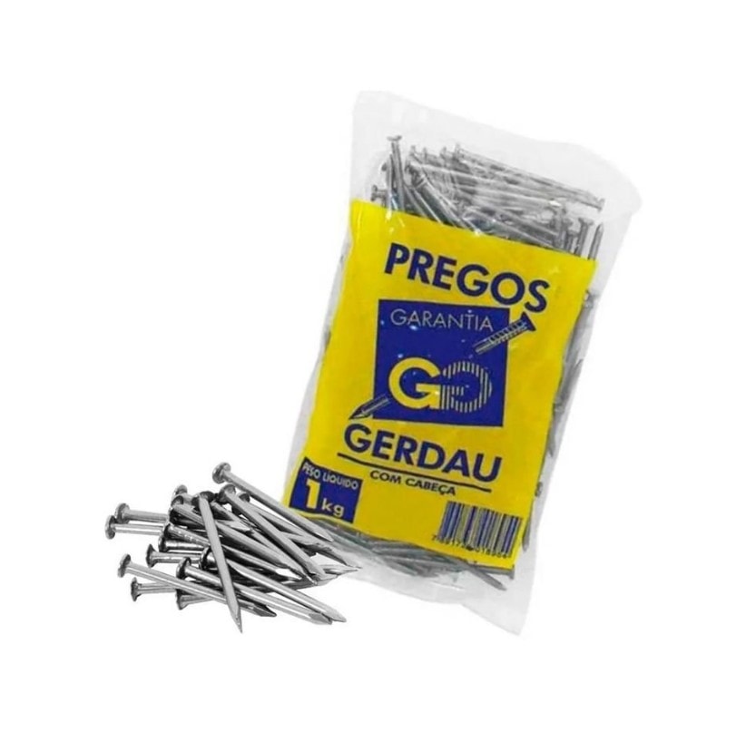 Prego 17x21 com Cabeça 1 Kg