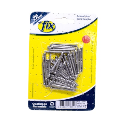 Prego +Fix 15x15 sem Cabeça 75gr Polido - R.A-59