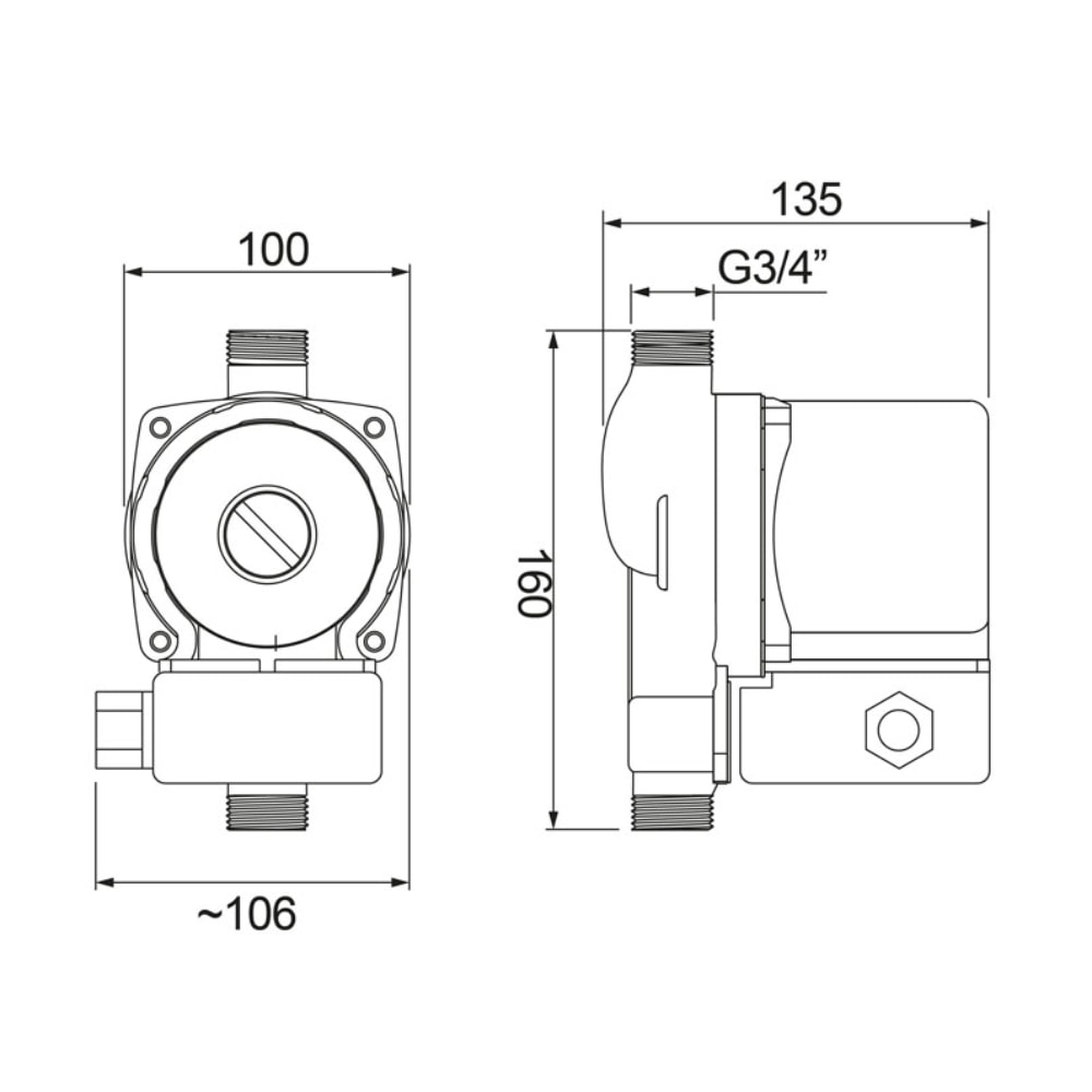 Pressurizador PL12 Lorenzetti - 7541021