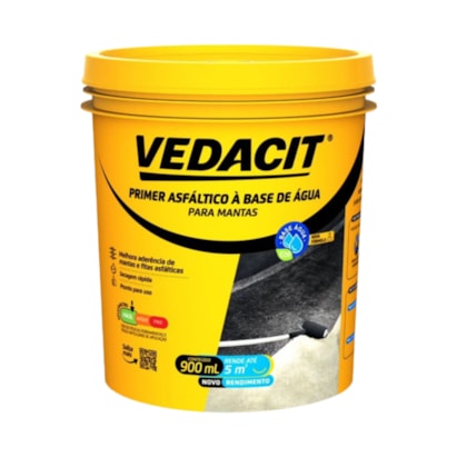 Primer Asfáltico à Base de Água Vedacit 900ml - 121908