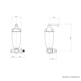 Purificador de Água Lorenzetti Acqua Bella Parede Cromado - 7411814