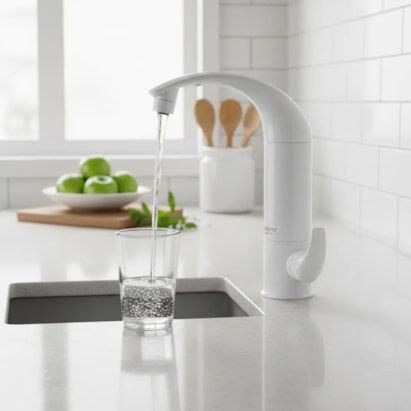 Purificador de Água Lorenzetti Acqua Due com Torneira Bica Alta Mesa Branca - 7411041