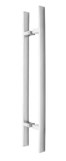 Puxador Inox Kromus 500 Danubio Par 30x10 Escovado - 70514