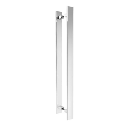 Puxador Inox Kromus Alfa-Q Barra Chata Par 120cm Polido - 61200