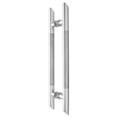Puxador Inox Kromus Sena-D Tubular Par 60cm Misto - 14062