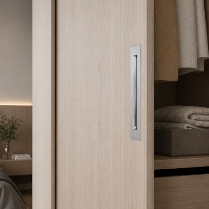 Puxador Pado Concha Cavidade Quadrada 150mm Inox Polido - 59122907