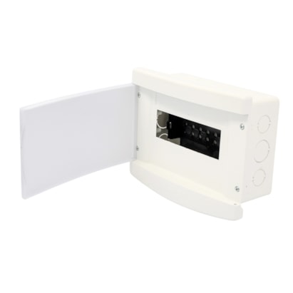 Quadro de Distribuição de Embutir Tigre para 06/08 Disjuntores - 33048530