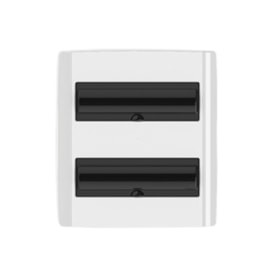 Quadro Distribuição de Embutir Ilumi 12/24 Disjuntores Nema/Din - 620682