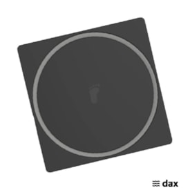 Ralo Click 10x10cm Dax Black - DAX-RC-10-BL