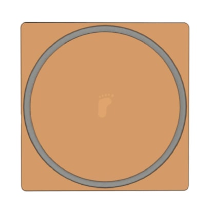 Ralo Click 10x10cm Dax Rose Gold - DAX-RC-10-RG
