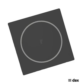 Ralo Click 15x15cm Dax Black - DAX-RC-15-BL