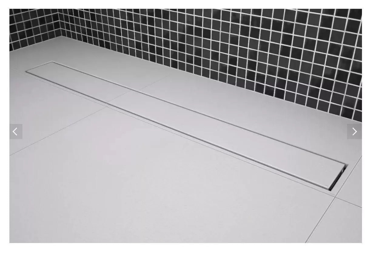 Ralo Costa Navarro com Tampa Oculta Saida Baixo 07x90cm - 2232