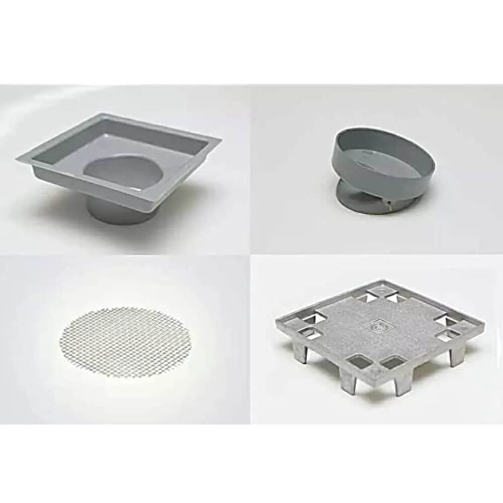 Ralo Invisível Costa Navarro com Tampa Oculta 15x15cm - 2149