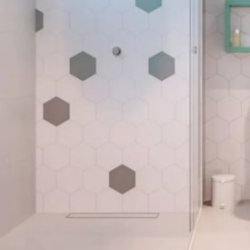 Ralo Linear Novii Pvc Seco 50cm Oculto - 6084