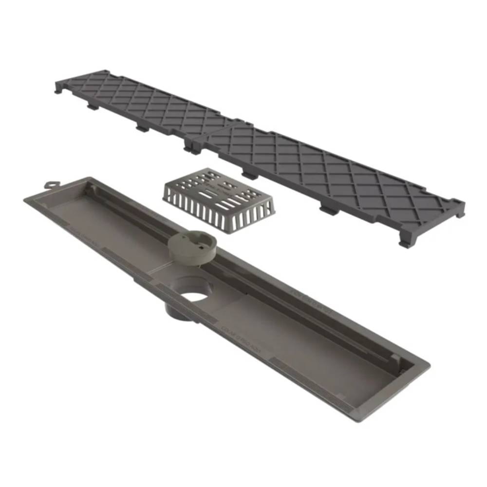 Ralo Linear Novii Pvc Seco 50cm Saida Central Oculto - 8875