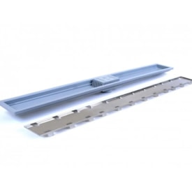Ralo Linear Royal com Tampa Oculta Saida Baixo 100cm - 133