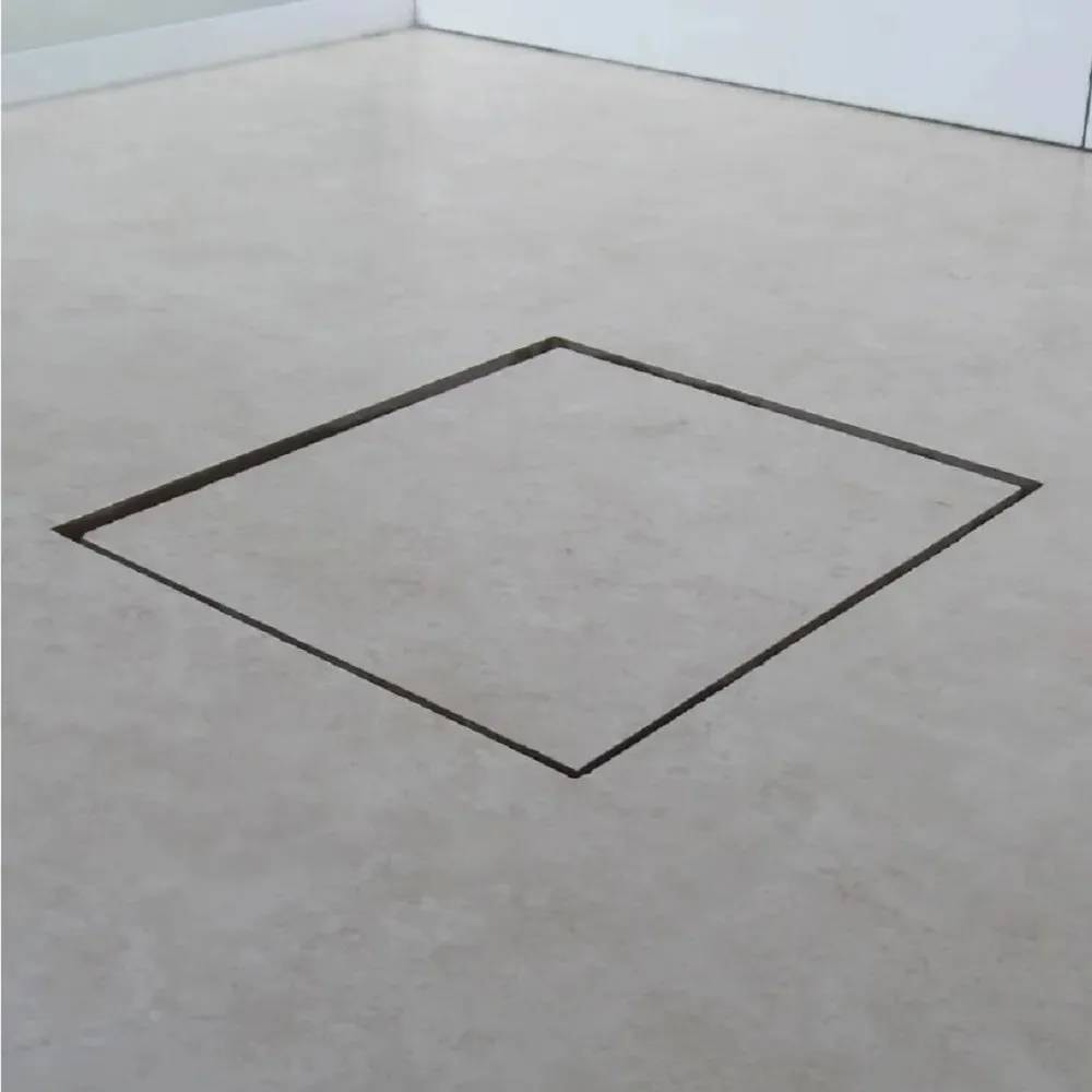Ralo Linear Square Novii Quadrado 10x10cm Oculto - 7344