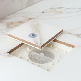 Ralo Oculto MultiCerto 15cm Com Aba Tampa Rasa