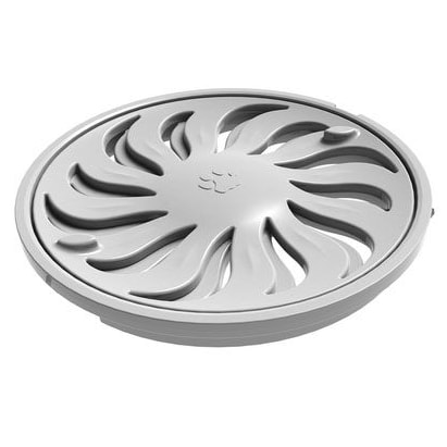 Ralo Tigre Abre e Fecha Redondo Branca 10cm