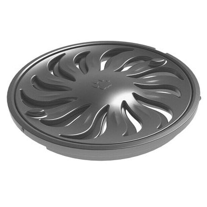 Ralo Tigre Abre e Fecha Redondo Titânio 10cm