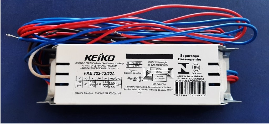 Reator Eletrônico Keiko T5 2x14wx220v