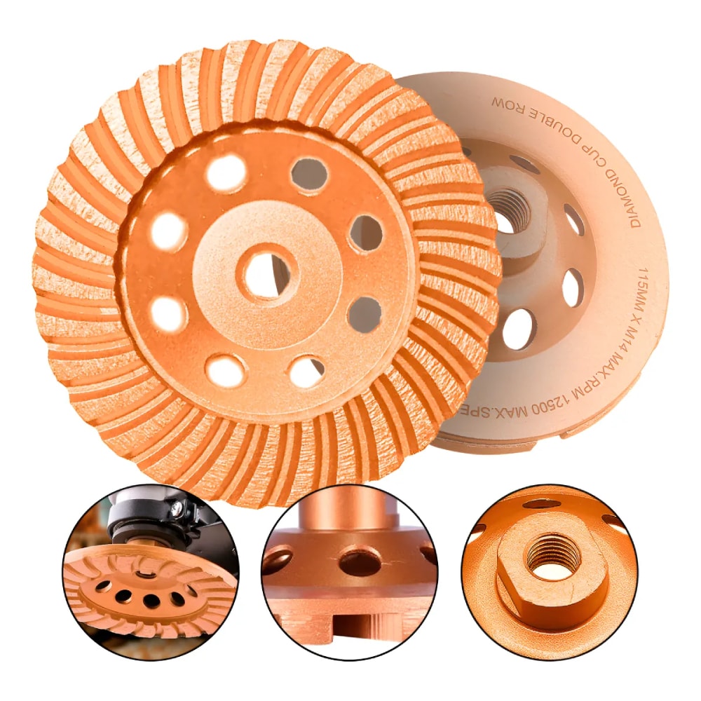 Rebolo Diamantado Turbo 115mm MTX com Rosca M14 - 729099