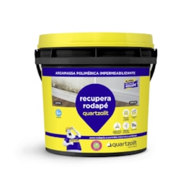 Recupera Rodapé Impermeabilizante Quartzolit 12Kg Branco