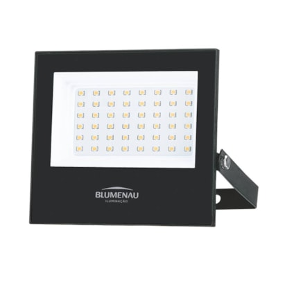 Refletor LED Blumenau Play 50W 3000K Preto - 78503000