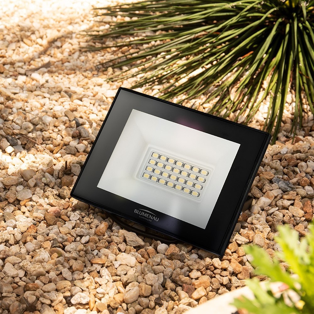 Refletor LED Blumenau Preto 30W 6500K - 78306000