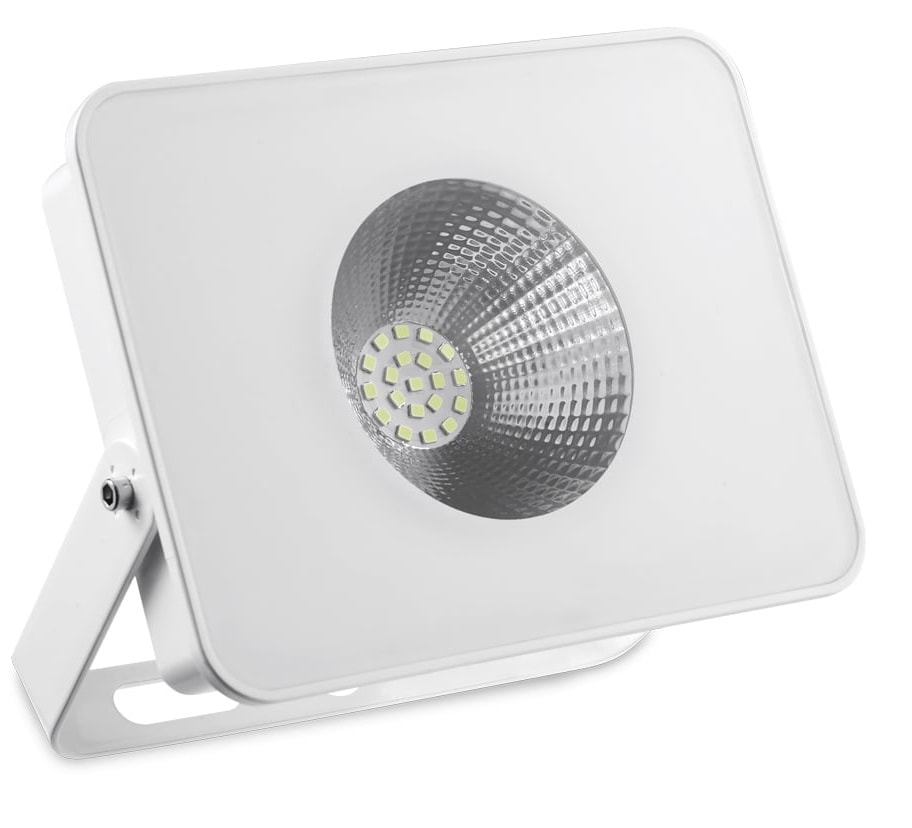 Refletor LED Evoled 10W 2700K Bivolt Branco - LE-3729