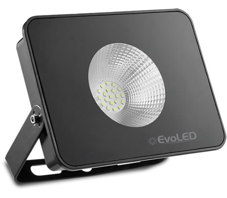 Refletor LED Evoled SMD 60º 10W 2700K Bivolt Preto - LE-3725