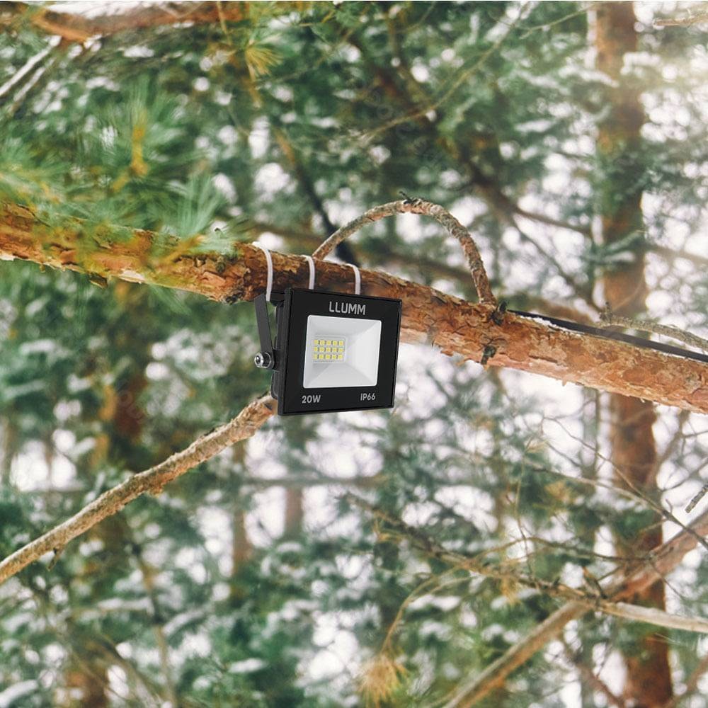 Refletor LED LLUMM Deep Fit 20W 6,500K Preto - LDSMDRFFT20W6R1