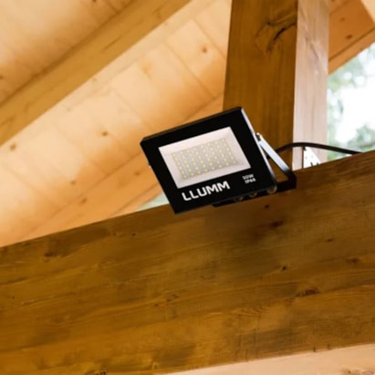 Refletor LED LLUMM Deep Fit 30W 3000K Preto - LDSMDRFFT30W3R1