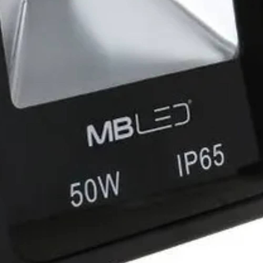 Refletor LED Milenio 50W 3000K IP65 Preto - R44015