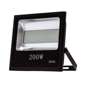 Refletor LED Upled Eco 200W 6000K IP66 Preto