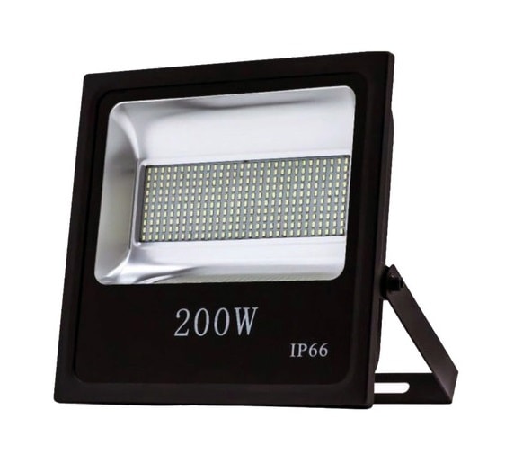 Refletor LED Upled Eco 200W 6000K IP66 Preto