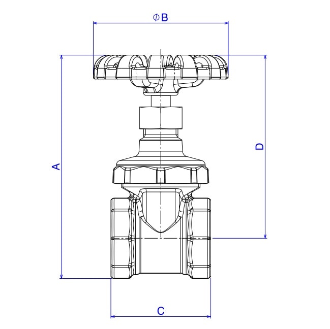 Registro de Gaveta Deca Semi Industrial 2