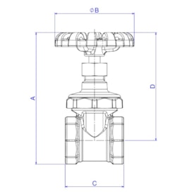 Registro de Gaveta Deca Semi Industrial 2