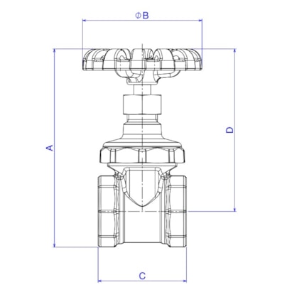 Registro de Gaveta Deca Semi Industrial 2