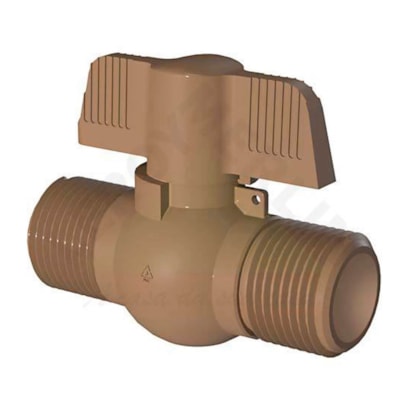 Registro Esfera Borboleta Tigre 25 mm 3/4