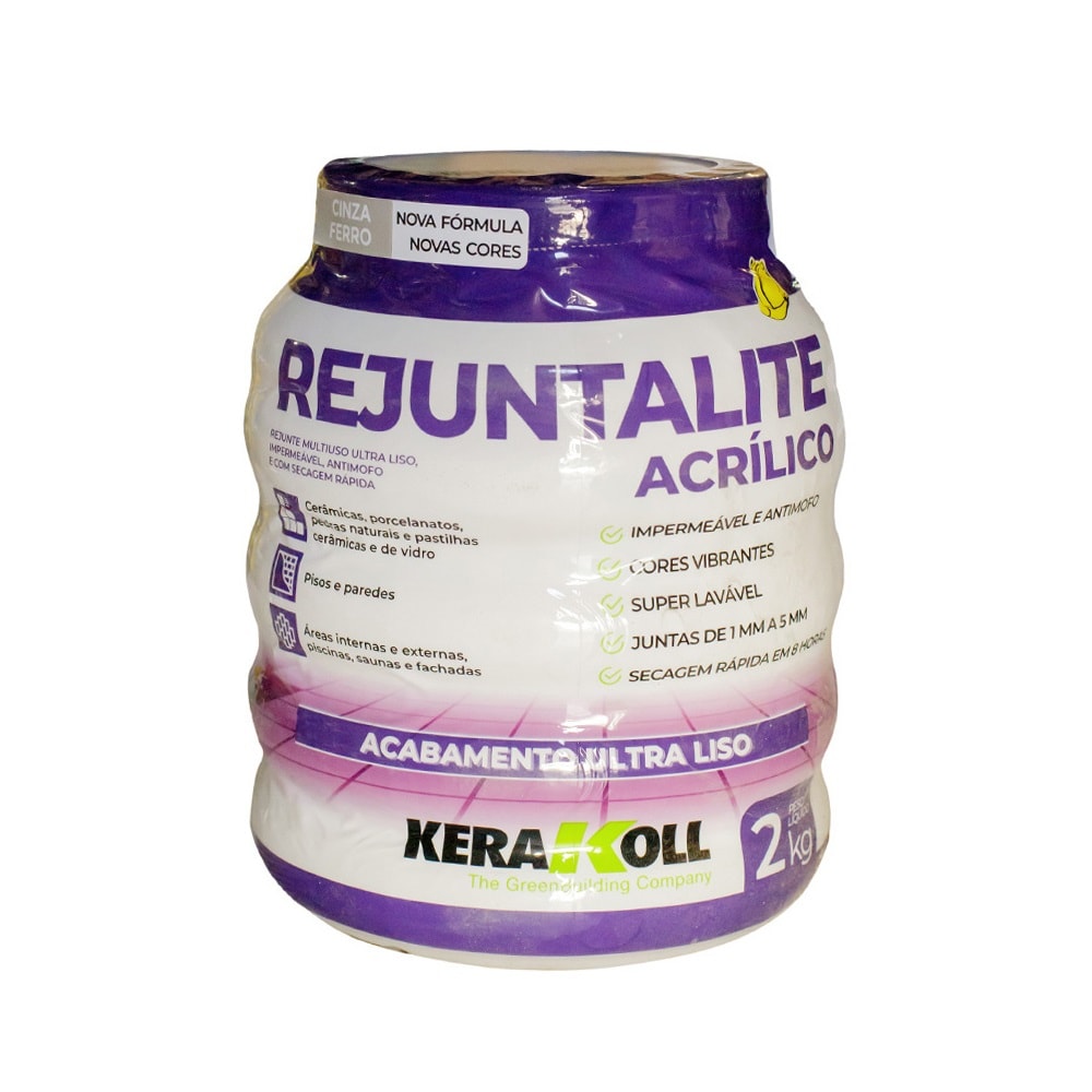 Rejunte Acrílico Kerakoll Rejuntalite 2Kg Acer - K90177.01