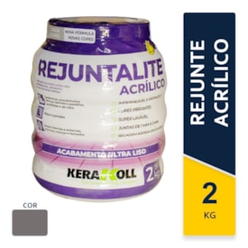 Rejunte Acrílico Kerakoll Rejuntalite 2Kg Antracite - K90164.01